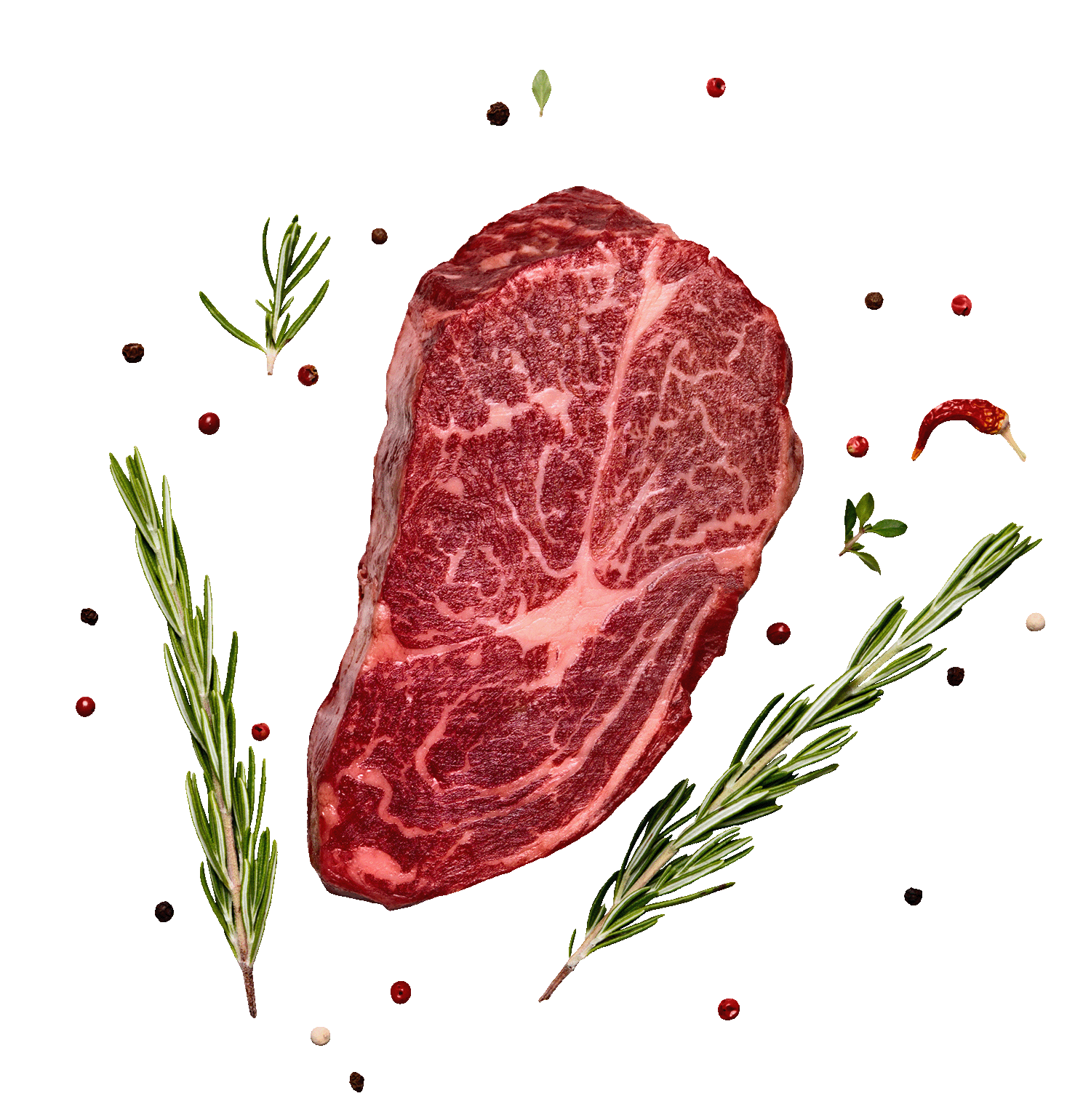 pièce de boeuf grains poivre